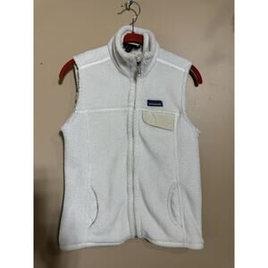 Patagonia Vest S Fleece Sherpa Hiking Trail Active-wear Sleeveless Coat Women